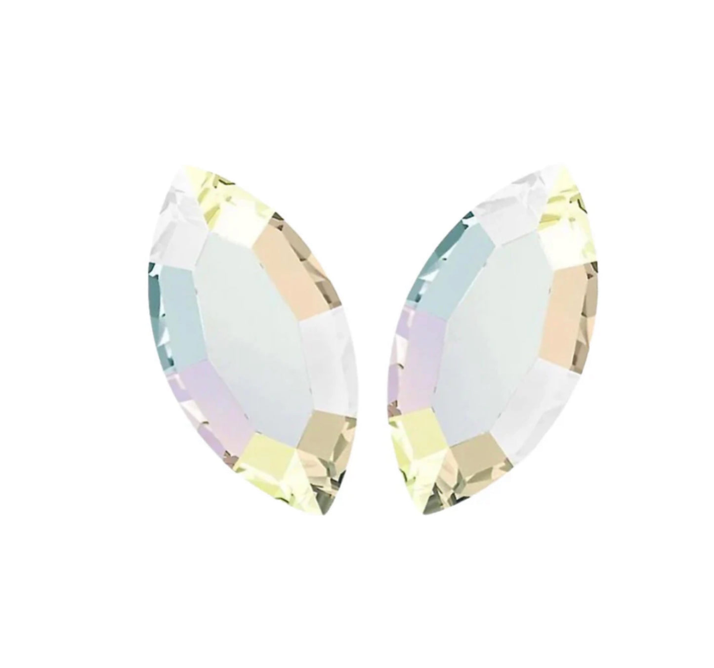 Crystal AB Navette GlowGems