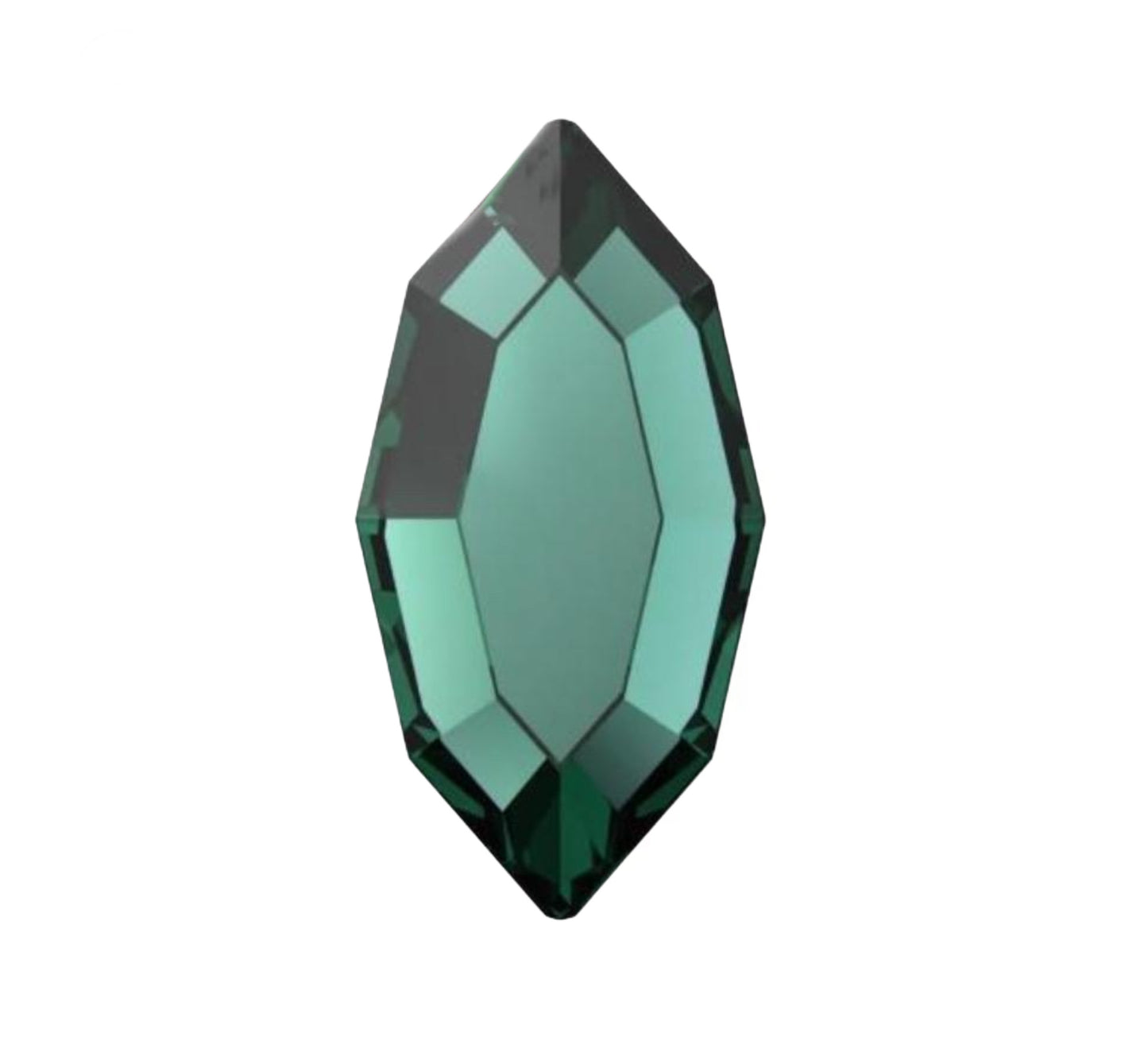 Crystal Navette Emerald GlowGems