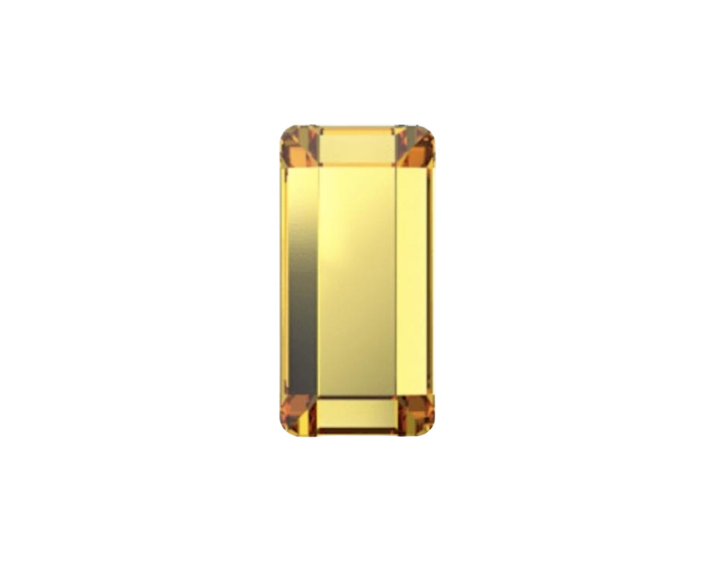 Crystal Baguette Light Topaz GlowGems