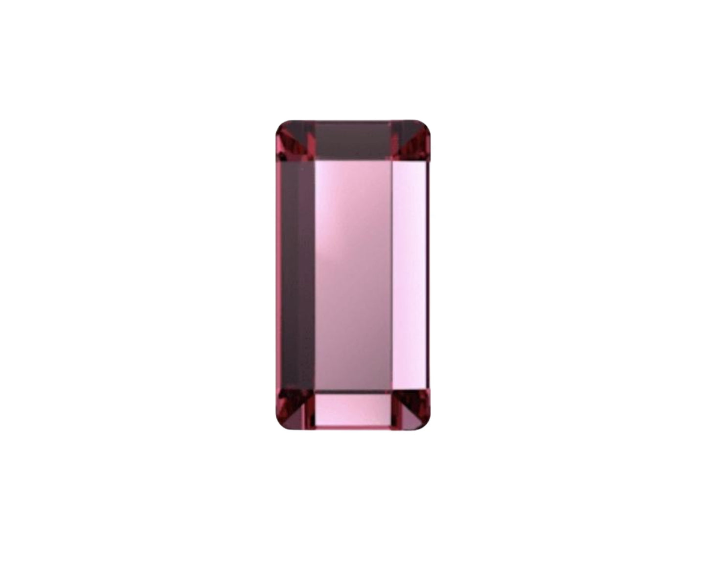 Crystal Baguette Rose GlowGems