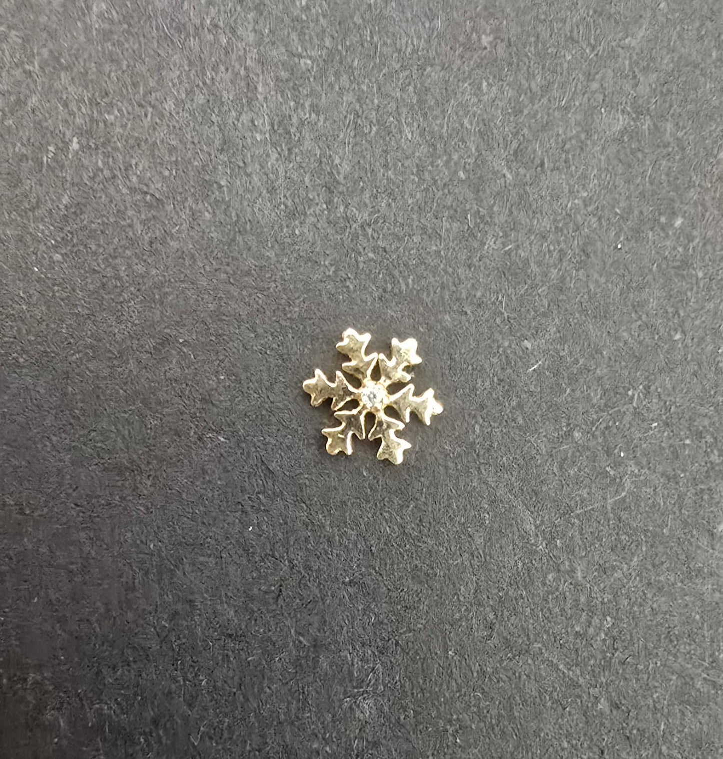 Charm Oro 18k Snowflake With