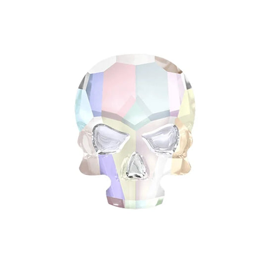 Skull, Crystal AB GlowGems